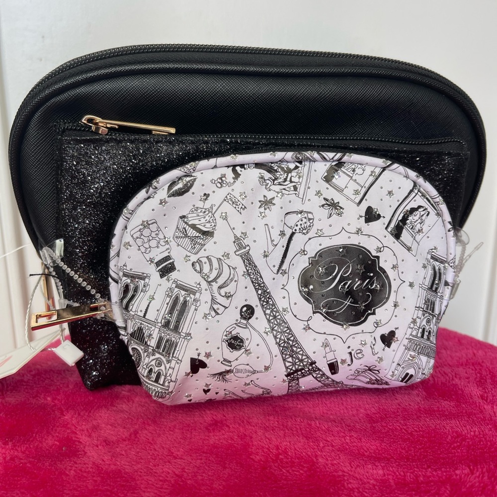 Cosmetic bags.